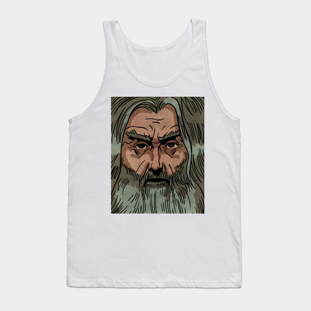 ALAN MOORE Tank Top by Defsnotadumb